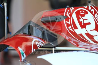 World © Octane Photographic Ltd. Formula 1 – German GP - Pitlane. Alfa Romeo Sauber F1 Team C37. Hockenheimring, Baden-Wurttemberg, Germany. Thursday 19th July 2018.