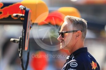 World © Octane Photographic Ltd. Formula 1 - German GP - Pitlane. Jonathan Wheatley - Team Manager of Red Bull Racing. Hockenheimring, Baden-Wurttemberg, Germany. Thursday 19th July 2018.