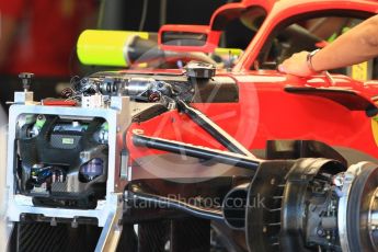 World © Octane Photographic Ltd. Formula 1 – German GP - Pitlane. Scuderia Ferrari SF71-H. Hockenheimring, Baden-Wurttemberg, Germany. Thursday 19th July 2018.