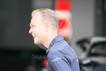 World © Octane Photographic Ltd. Formula 1 – German GP - Pitlane. Haas F1 Team VF-18 – Kevin Magnussen. Hockenheimring, Baden-Wurttemberg, Germany. Thursday 19th July 2018.