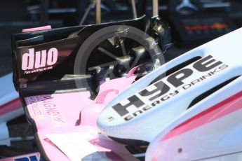 World © Octane Photographic Ltd. Formula 1 – German GP - Pitlane. Sahara Force India VJM11. Hockenheimring, Baden-Wurttemberg, Germany. Thursday 19th July 2018.