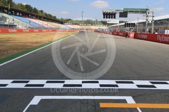 World © Octane Photographic Ltd. Formula 1 – German GP - view from pole position. Hockenheimring, Baden-Wurttemberg, Germany. Thursday 19th July 2018.