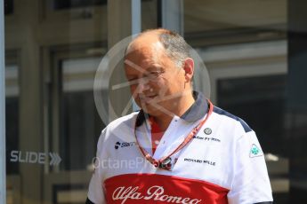 World © Octane Photographic Ltd. Formula 1 - German GP - Paddock. Frederic Vasseur – Team Principal and CEO of Sauber Motorsport AG. Hockenheimring, Baden-Wurttemberg, Germany. Thursday 19th July 2018.