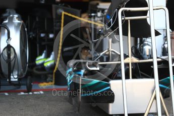 World © Octane Photographic Ltd. Formula 1 – German GP - Pitlane. Mercedes AMG Petronas Motorsport AMG F1 W09 EQ Power+. Hockenheimring, Baden-Wurttemberg, Germany. Thursday 19th July 2018.