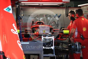 World © Octane Photographic Ltd. Formula 1 – German GP - Pitlane. Scuderia Ferrari SF71-H. Hockenheimring, Baden-Wurttemberg, Germany. Thursday 19th July 2018.