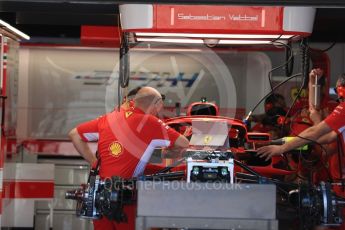 World © Octane Photographic Ltd. Formula 1 – German GP - Pitlane. Scuderia Ferrari SF71-H. Hockenheimring, Baden-Wurttemberg, Germany. Thursday 19th July 2018.