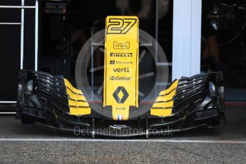 World © Octane Photographic Ltd. Formula 1 – German GP - Pitlane. Renault Sport F1 Team RS18. Hockenheimring, Baden-Wurttemberg, Germany. Thursday 19th July 2018.