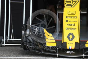 World © Octane Photographic Ltd. Formula 1 – German GP - Pitlane. Renault Sport F1 Team RS18. Hockenheimring, Baden-Wurttemberg, Germany. Thursday 19th July 2018.