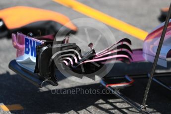 World © Octane Photographic Ltd. Formula 1 – German GP - Pitlane. Sahara Force India VJM11. Hockenheimring, Baden-Wurttemberg, Germany. Thursday 19th July 2018.