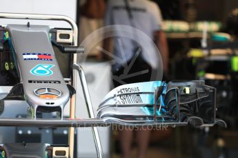 World © Octane Photographic Ltd. Formula 1 – German GP - Pitlane. Mercedes AMG Petronas Motorsport AMG F1 W09 EQ Power+. Hockenheimring, Baden-Wurttemberg, Germany. Thursday 19th July 2018.