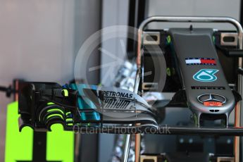 World © Octane Photographic Ltd. Formula 1 – German GP - Pitlane. Mercedes AMG Petronas Motorsport AMG F1 W09 EQ Power+. Hockenheimring, Baden-Wurttemberg, Germany. Thursday 19th July 2018.