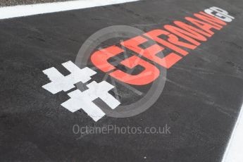 World © Octane Photographic Ltd. Formula 1 – German GP - Pitlane. #GermanGP . Hockenheimring, Baden-Wurttemberg, Germany. Thursday 19th July 2018.