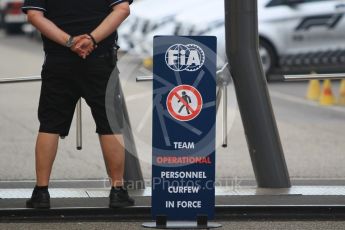 World © Octane Photographic Ltd. Formula 1 - German GP - Paddock. F1 Paddock curfew. Hockenheimring, Baden-Wurttemberg, Germany. Saturday 21st July 2018.