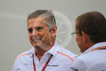 World © Octane Photographic Ltd. Formula 1 - German GP - Paddock. Gil De Ferran - Sporting Director of McLaren. Hockenheimring, Baden-Wurttemberg, Germany. Saturday 21st July 2018.