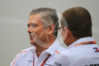 World © Octane Photographic Ltd. Formula 1 - German GP - Paddock. Gil De Ferran - Sporting Director of McLaren. Hockenheimring, Baden-Wurttemberg, Germany. Saturday 21st July 2018.