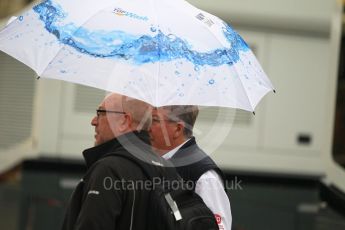 World © Octane Photographic Ltd. Formula 1 – German GP - Paddock. Rain in the early morning paddock. Hockenheimring, Baden-Wurttemberg, Germany. Saturday 21st July 2018.