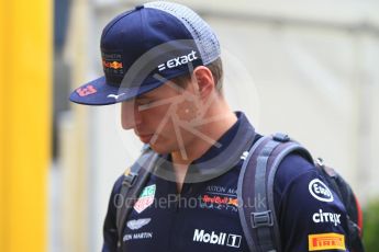 World © Octane Photographic Ltd. Formula 1 – German GP - Paddock. Aston Martin Red Bull Racing TAG Heuer RB14 – Max Verstappen. Hockenheimring, Baden-Wurttemberg, Germany. Saturday 21st July 2018.