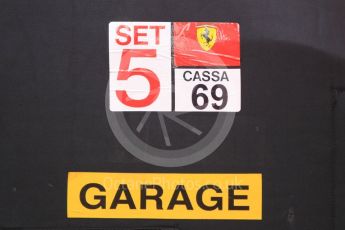 World © Octane Photographic Ltd. Formula 1 – German GP - Paddock. Scuderia Ferrari packing case. Hockenheimring, Baden-Wurttemberg, Germany. Saturday 21st July 2018.