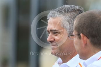 World © Octane Photographic Ltd. Formula 1 - German GP - Paddock. Gil De Ferran - Sporting Director of McLaren. Hockenheimring, Baden-Wurttemberg, Germany. Saturday 21st July 2018.