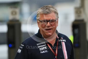 World © Octane Photographic Ltd. Formula 1 - German GP - Paddock. Otmar Szafnauer - Chief Operating Officer of Sahara Force India. Hockenheimring, Baden-Wurttemberg, Germany. Saturday 21st July 2018.