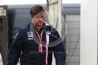 World © Octane Photographic Ltd. Formula 1 - German GP - Paddock. Andy Stevenson – Sporting Director of Sahara Force India. Hockenheimring, Baden-Wurttemberg, Germany. Saturday 21st July 2018.