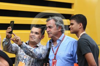 World © Octane Photographic Ltd. Formula 1 - German GP - Paddock. Carlos Sainz Sr. Hockenheimring, Baden-Wurttemberg, Germany. Saturday 21st July 2018.