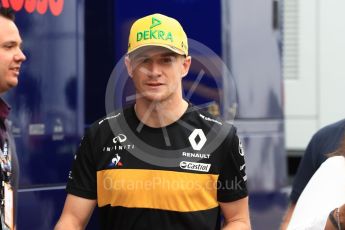 World © Octane Photographic Ltd. Formula 1 – German GP - Paddock. Renault Sport F1 Team RS18 – Nico Hulkenberg. Hockenheimring, Baden-Wurttemberg, Germany. Saturday 21st July 2018.