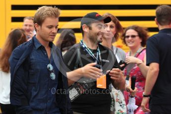 World © Octane Photographic Ltd. Formula 1 - German GP - Paddock. Nico Rosberg. Hockenheimring, Baden-Wurttemberg, Germany. Saturday 21st July 2018.