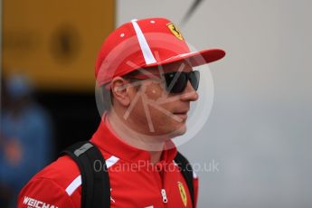World © Octane Photographic Ltd. Formula 1 – German GP - Paddock. Scuderia Ferrari SF71-H – Kimi Raikkonen. Hockenheimring, Baden-Wurttemberg, Germany. Saturday 21st July 2018.