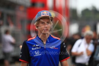 World © Octane Photographic Ltd. Formula 1 – German GP - Paddock. Scuderia Toro Rosso STR13 – Brendon Hartley. Hockenheimring, Baden-Wurttemberg, Germany. Saturday 21st July 2018.