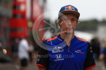 World © Octane Photographic Ltd. Formula 1 – German GP - Paddock. Scuderia Toro Rosso STR13 – Brendon Hartley. Hockenheimring, Baden-Wurttemberg, Germany. Saturday 21st July 2018.