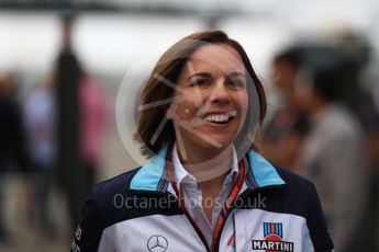 World © Octane Photographic Ltd. Formula 1 - German GP - Paddock. Claire Williams - Deputy Team Principal of Williams Martini Racing. Hockenheimring, Baden-Wurttemberg, Germany. Saturday 21st July 2018.