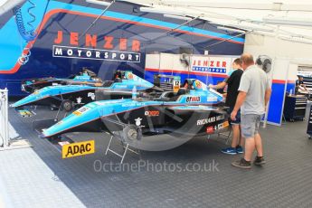 World © Octane Photographic Ltd. ADAC Formula 4 (F4). Jenzer Motorsport. Hockenheimring Paddock, Baden-Wurttemberg, Germany. Thursday 19th July 2018.