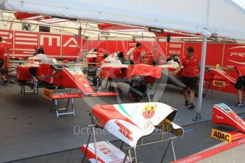 World © Octane Photographic Ltd. ADAC Formula 4 (F4). Prema Theodore Racing. Hockenheimring Paddock, Baden-Wurttemberg, Germany. Thursday 19th July 2018.