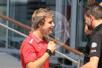 World © Octane Photographic Ltd. ADAC Formula 4 (F4). US Racing - CHRS - David Schumacher. Hockenheimring Paddock, Baden-Wurttemberg, Germany. Thursday 19th July 2018.