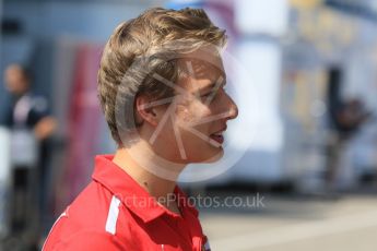 World © Octane Photographic Ltd. ADAC Formula 4 (F4). US Racing - CHRS - David Schumacher. Hockenheimring Paddock, Baden-Wurttemberg, Germany. Thursday 19th July 2018.