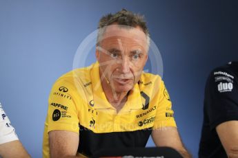 World © Octane Photographic Ltd. Formula 1 - British GP – Friday FIA Team Press Conference. Bob Bell – Chief Technical Officer at Renault Sport Formula 1 Team. Hockenheimring, Baden-Wurttemberg, Germany. Thursday 19th July 2018.