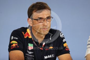 World © Octane Photographic Ltd. Formula 1 - British GP - Friday FIA Team Press Conference. Pierre Wache – Technical Director at Red Bull Racing. Hockenheimring, Baden-Wurttemberg, Germany. Thursday 19th July 2018.