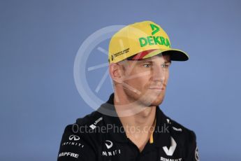 World © Octane Photographic Ltd. Formula 1 – German GP - FIA Drivers’ Press Conference. Renault Sport F1 Team RS18 – Nico Hulkenberg. Hockenheimring, Baden-Wurttemberg, Germany. Thursday 19th July 2018.
