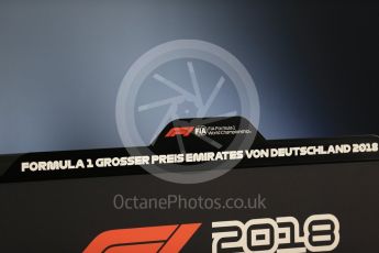 World © Octane Photographic Ltd. Formula 1 – German GP - FIA Drivers’ Press Conference. Hockenheimring, Baden-Wurttemberg, Germany. Thursday 19th July 2018.