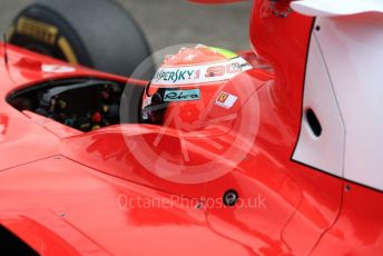 World © Octane Photographic Ltd. Formula 1 – German GP. Scuderia Ferrari F2004 of Michael Schumacher being driven by his son Mick Schumacher. Hockenheimring, Hockenheim, Germany. Saturday 27th July 2019.
