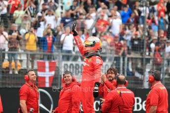 World © Octane Photographic Ltd. Formula 1 – German GP. Scuderia Ferrari F2004 of Michael Schumacher being driven by his son Mick Schumacher. Hockenheimring, Hockenheim, Germany. Sunday 28th July 2019.