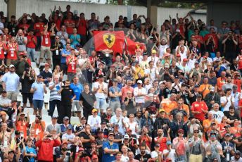 World © Octane Photographic Ltd. Formula 1 – German GP. Scuderia Ferrari F2004 of Michael Schumacher being driven by his son Mick Schumacher. Hockenheimring, Hockenheim, Germany. Sunday 28th July 2019.
