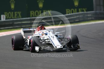 World © Octane Photographic Ltd. Formula 1 – Hungarian GP - Green flag lap. Alfa Romeo Sauber F1 Team C37 – Marcus Ericsson. Hungaroring, Budapest, Hungary. Sunday 29th July 2018.