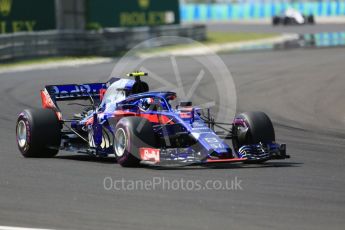 World © Octane Photographic Ltd. Formula 1 – Hungarian GP - Green flag lap. Scuderia Toro Rosso STR13 – Pierre Gasly. Hungaroring, Budapest, Hungary. Sunday 29th July 2018.
