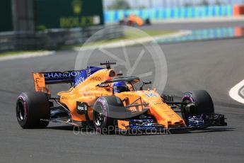 World © Octane Photographic Ltd. Formula 1 – Hungarian GP - Green flag lap. McLaren MCL33 – Fernando Alonso. Hungaroring, Budapest, Hungary. Sunday 29th July 2018.