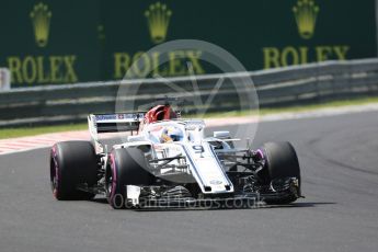 World © Octane Photographic Ltd. Formula 1 – Hungarian GP - Green flag lap. Alfa Romeo Sauber F1 Team C37 – Marcus Ericsson. Hungaroring, Budapest, Hungary. Sunday 29th July 2018.