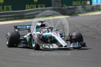 World © Octane Photographic Ltd. Formula 1 – Hungarian GP - Green flag lap. Mercedes AMG Petronas Motorsport AMG F1 W09 EQ Power+ - Lewis Hamilton. Hungaroring, Budapest, Hungary. Sunday 29th July 2018.