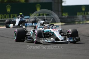 World © Octane Photographic Ltd. Formula 1 – Hungarian GP - Race. Mercedes AMG Petronas Motorsport AMG F1 W09 EQ Power+ - Lewis Hamilton. Hungaroring, Budapest, Hungary. Sunday 29th July 2018.