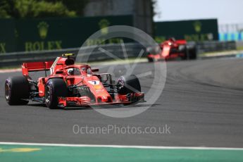 World © Octane Photographic Ltd. Formula 1 – Hungarian GP - Race. Scuderia Ferrari SF71-H – Kimi Raikkonen. Hungaroring, Budapest, Hungary. Sunday 29th July 2018.
